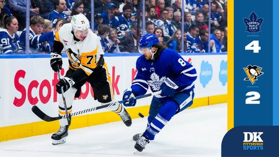 Penguins squander hot start, but keep pace with speedy Maple Leafs taken in Toronto (Penguins)